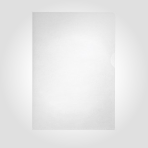 Omslag 55my PP prget A4, 100 stk.