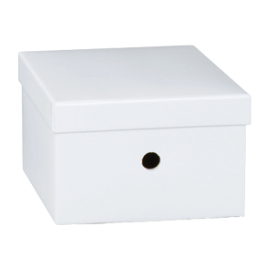 Opbevaringskasse, hvid