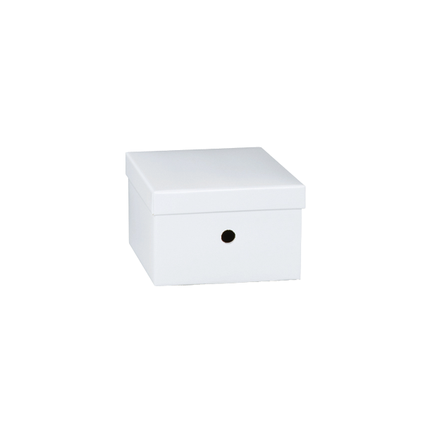 Opbevaringskasse, hvid