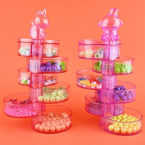 Opsats med perler og elastiksnor