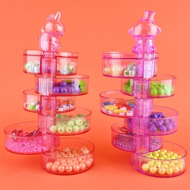 Opsats med perler og elastiksnor