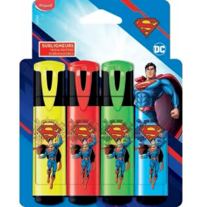 Overstregningstuscher, SUPERMAND, 4 stk. 