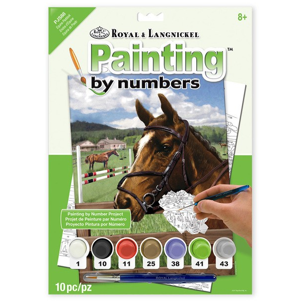 Paint by numbers, hest 