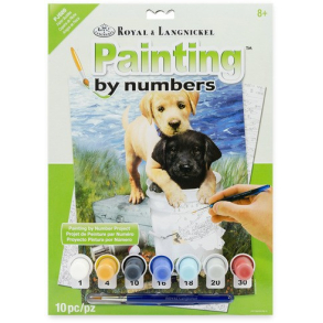 Paint by numbers, hunde