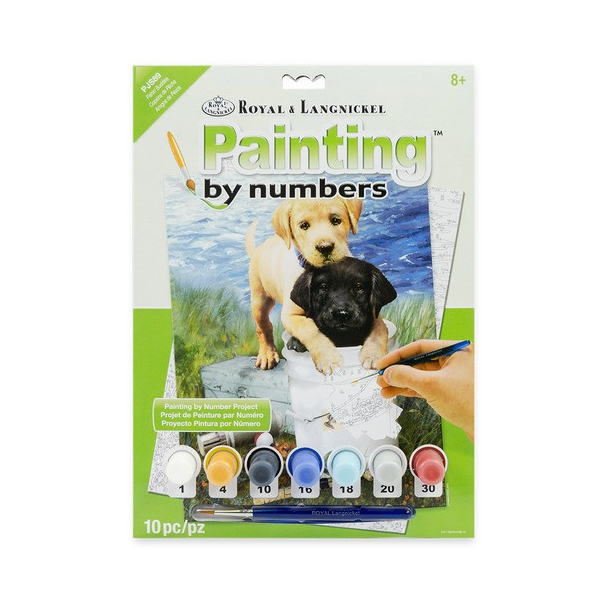 Paint by numbers, hunde