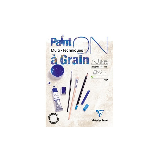 PAINT ON &aacute; Grain papir A3