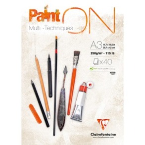 Paint On Multi -Techniques tegnepapir A3