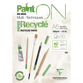 Paint On Multi -Techniques tegnepapir A5, Recycl�