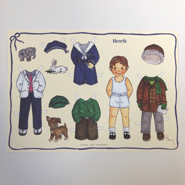 Pkldningsdukke Henrik, A4