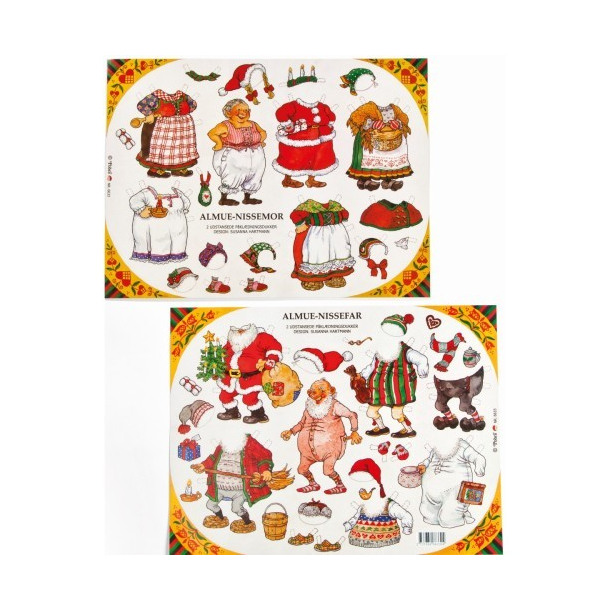 Pkldningsdukker, Almue-Nissemor og far