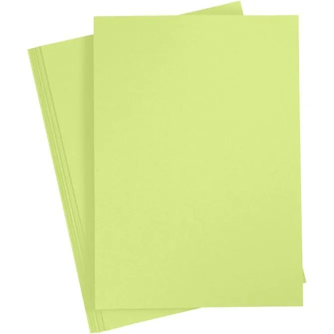 Paper Concept Karton A4, 180g, Limegrøn - Karton - Martensens Boghandel