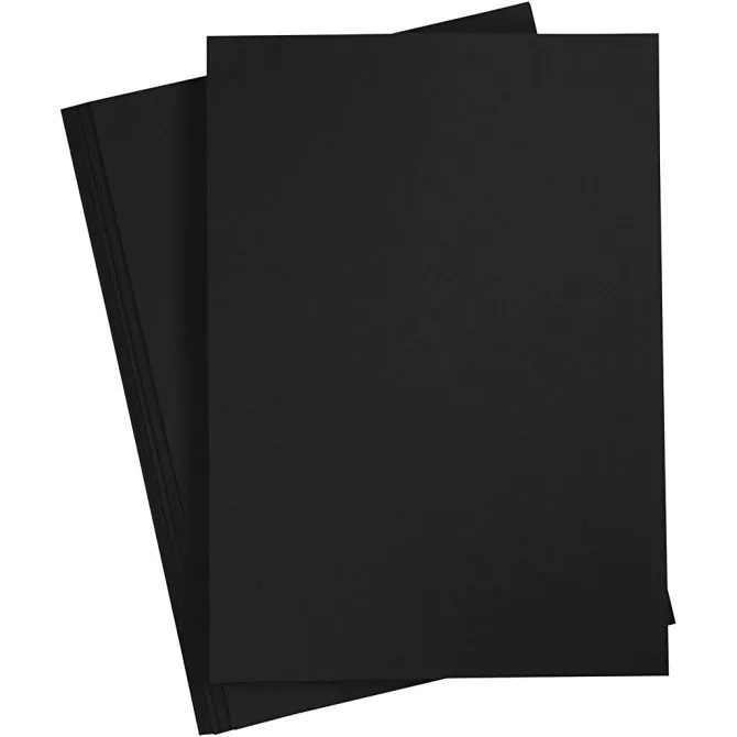 Paper Concept Karton A6, 50 ark., sort - Karton - Martensens Boghandel