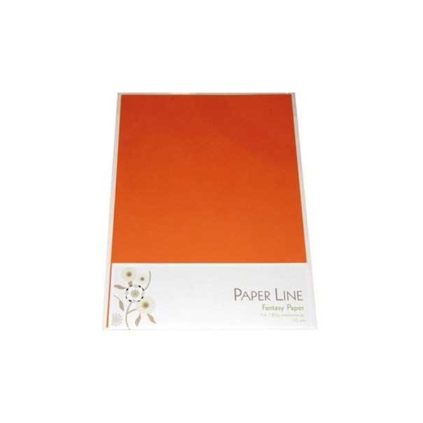 Paper Line, karton, 180 g, mrkeorange