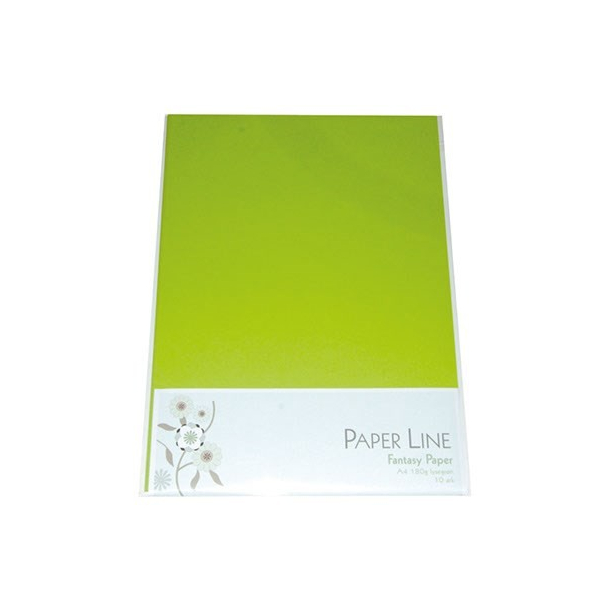 Paper line karton A4, 180g, Lysegrn