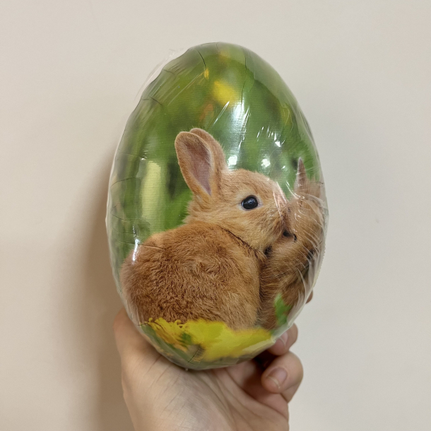 Pskeg, todelt, Brune kaniner, 15 cm