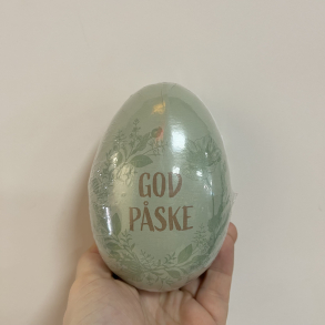 Pskeg, todelt, mintgrn God Pske, 12 cm