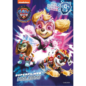 PAW Patrol malebog med klistermrker