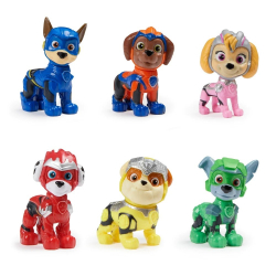 Paw Patrol, The Mighty Movie, Figurer, 6 stk.