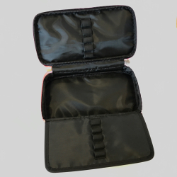 Penalhus Boxer Oval stor - Lyserd m. cirkler