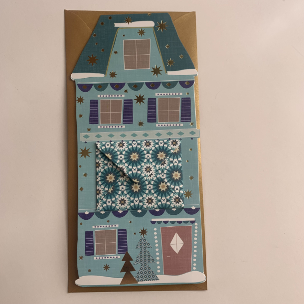 Pengekort m. julehus, bl