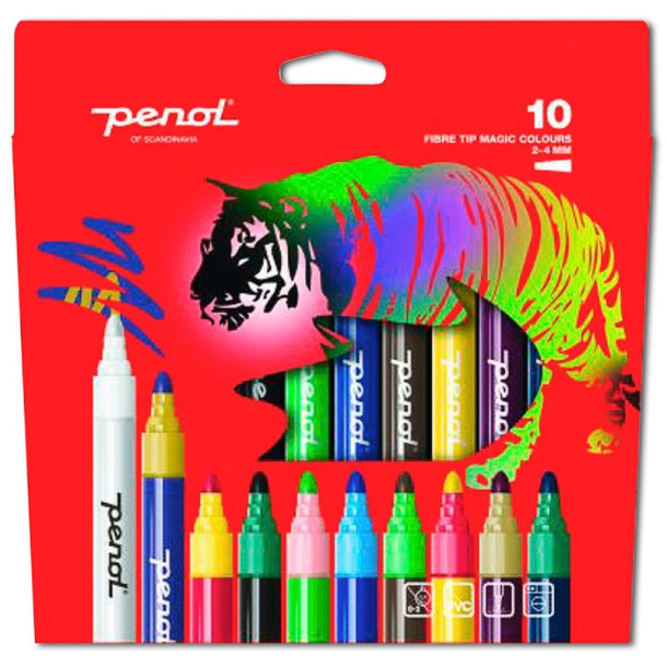 Penol trylletuscher, 10 stk. 