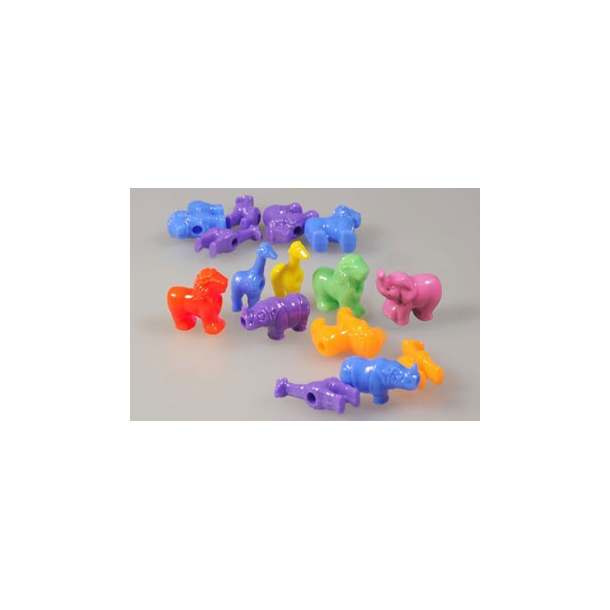 Perler plast mix form og farve vilde dyr