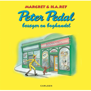 Peter Pedal besger en boghandel