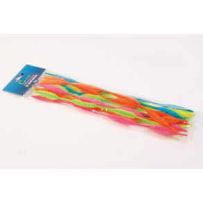 Piberensere 15 stk., neon m. buler