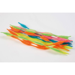 Piberensere 15 stk., neon m. buler