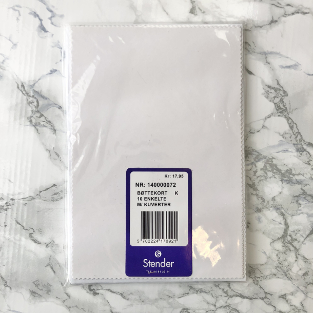 Pictura Bttekort, 10 enkelte kort med kuverter, 11,5 x 17 cm
