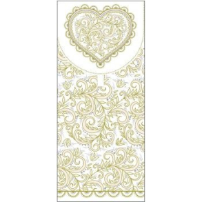 Pictura Gavekort til bryllup, Hjerte med mnster