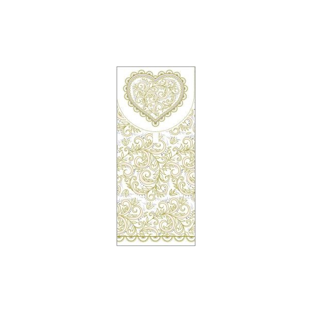 Pictura Gavekort til bryllup, Hjerte med mnster