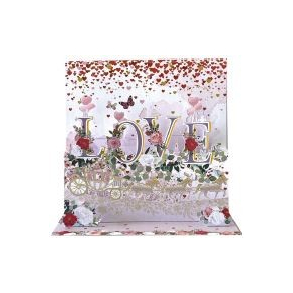 Pictura Pop Up Bryllupskort, LOVE