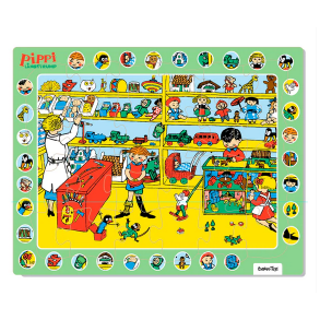 Pippi, Indrammet Papirpuslespil, Tingfinder
