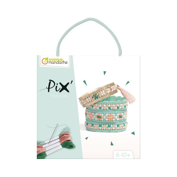 Pix Tresor, broderi, armbnd 