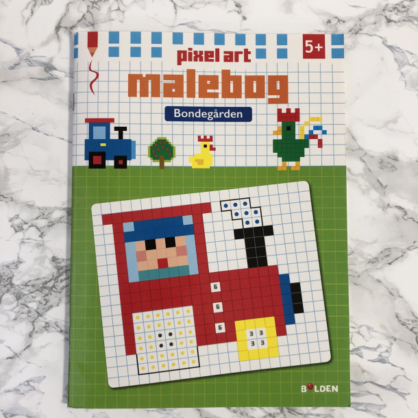 Pixel Art Malebog - Bondegrden