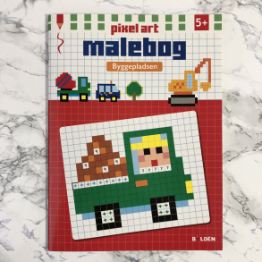 Pixel Art Malebog - Byggepladsen