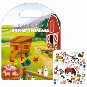 My sticker book Bondegrds dyr