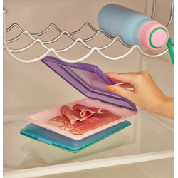 Plastik Madopbevaring - Lilla