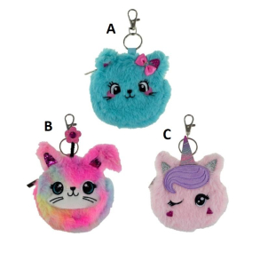 Plys punge med ansigter