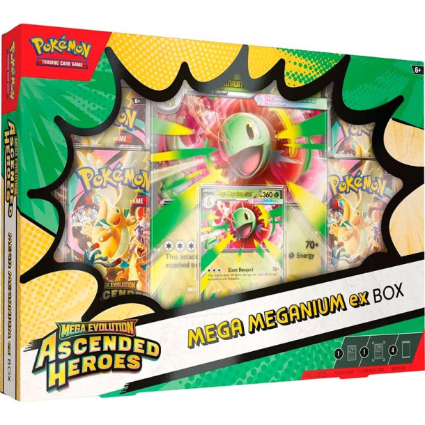 Pokemon Mega Evolutions: Ascended Heroes - Mega Meganium ex box