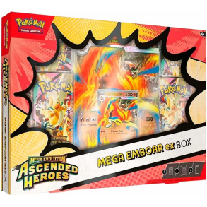 Pokemon Mega Evolutions: Ascended Heroes - Mega Emboar ex box