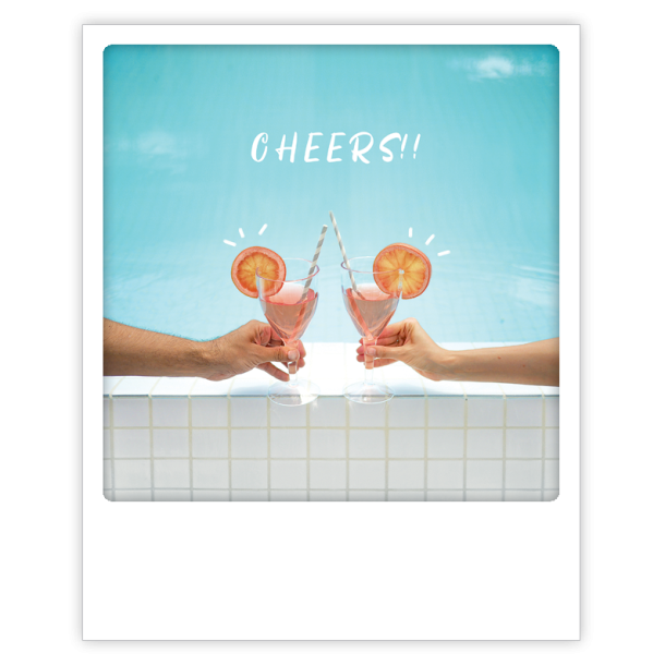 Polaroid kort, CHEERS
