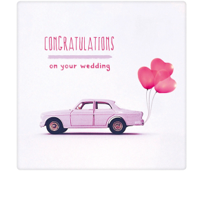 Polaroid kort, CONGRATULATIONS ON YOUR WEDDING