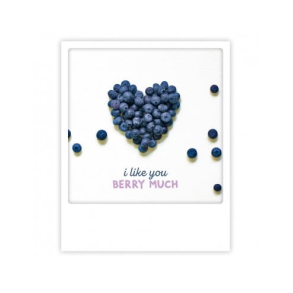 Polaroid kort, I LIKE YOU BERRY MUCH