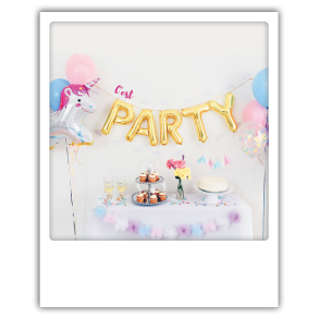 Polaroid kort, ITS YOUR BIRTHDAY LETS PARTY