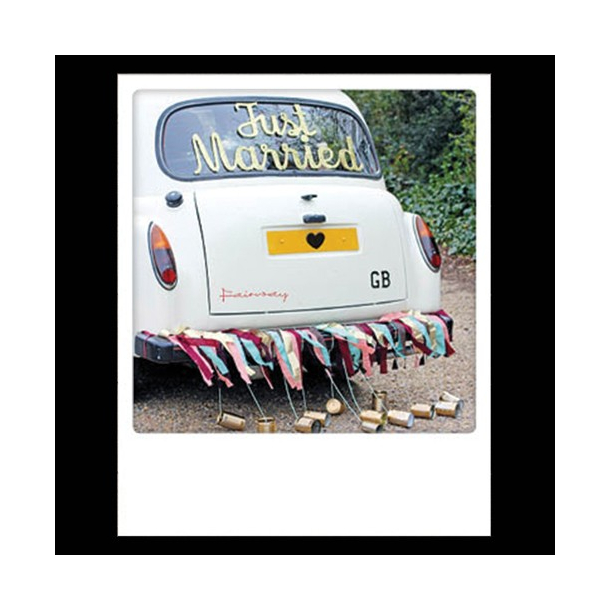 Polaroid kort, JUST MARRIED