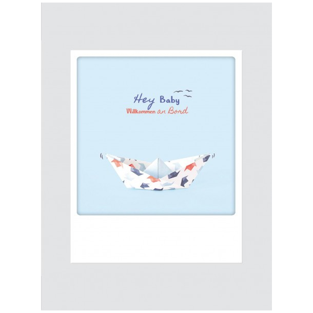 Polaroid kort, WELCOME BABY ON BOARD