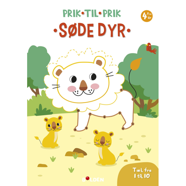 Prik til prik: Sde dyr - Tl fra 1 til 10
