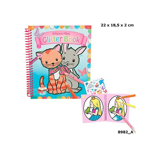 Princess Mimi Glitter Malebog